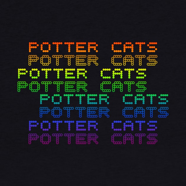 Potter cats rainbow by Dexter
